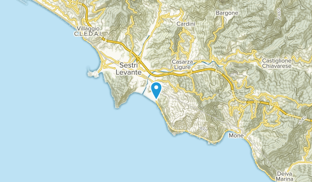 Sestri Levante, Liguria Map