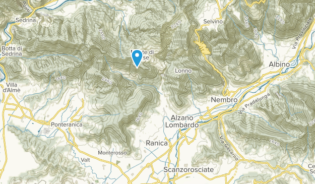 Alzano Lombardo, Lombardy Map