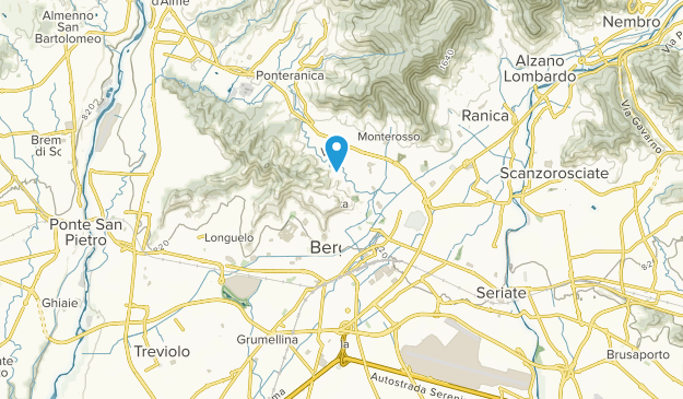 Bergame, Lombardy Map
