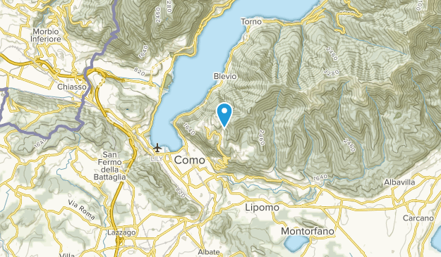 Brunate, Lombardy Map