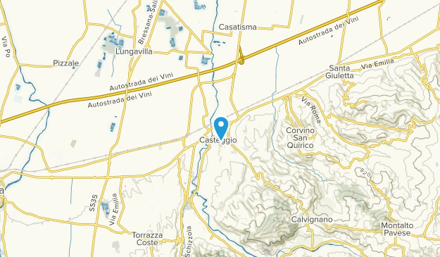 Casteggio, Lombardy Map