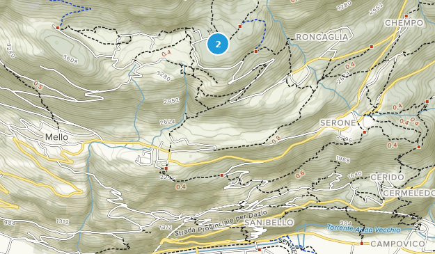 Civo, Lombardy Map