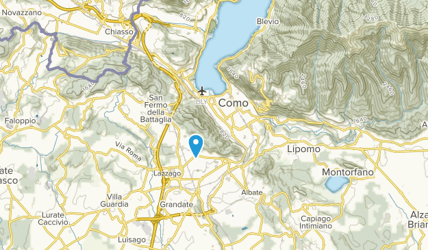 Como, Lombardy Map