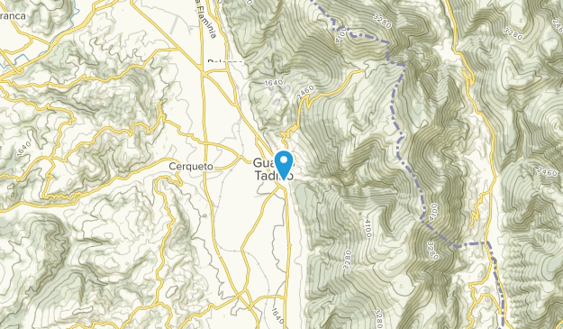 Gualdo Tadino, Lombardy Map