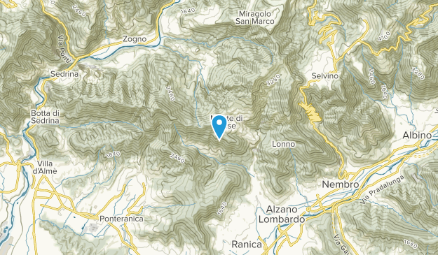 Monte di Nese, Lombardy Map