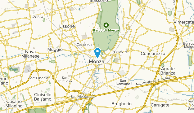 Monza, Lombardy Map