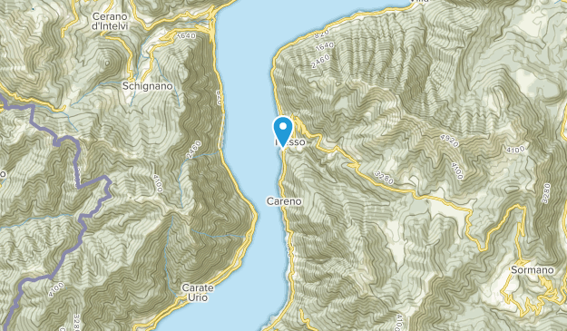 Nesso, Lombardy Map