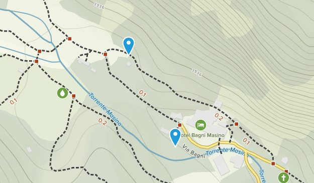 Val Masino, Lombardy Map