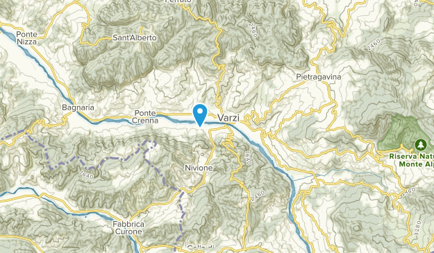 Varzi, Lombardy Map
