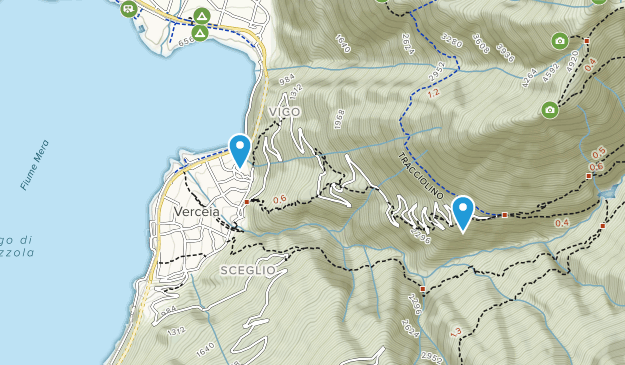 Verceia, Lombardy Map