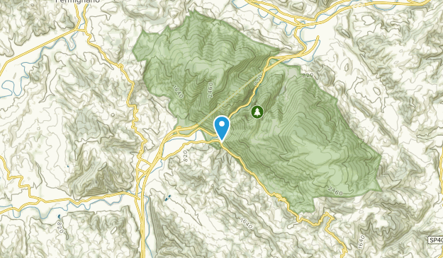 Acqualagna, Marches Map