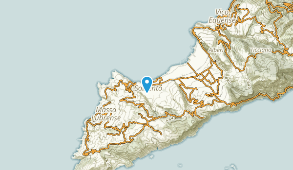 Sorrento, Napoli Map