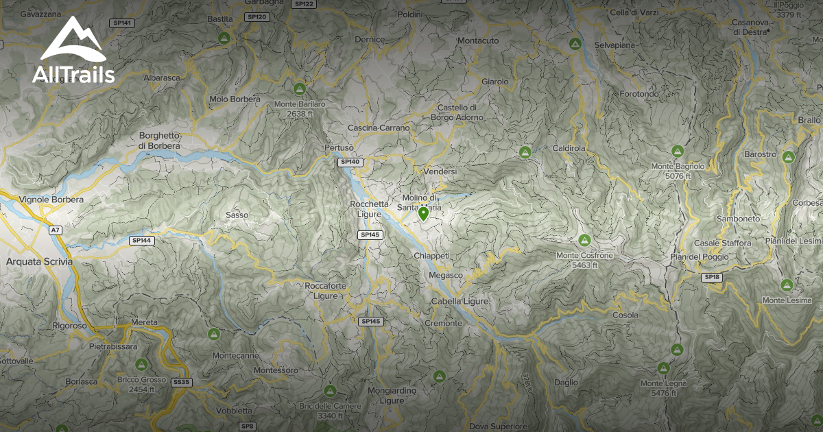 Best hikes and trails in Albera Ligure AllTrails