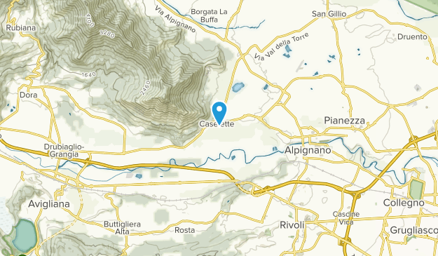 Caselette, Piedmont Map