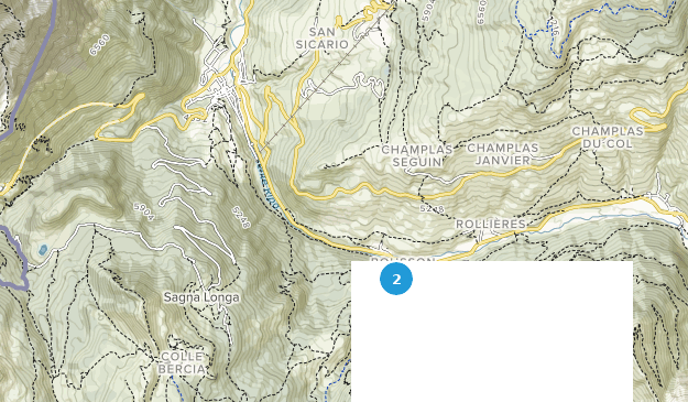 Cesana Torinese, Piedmont Map