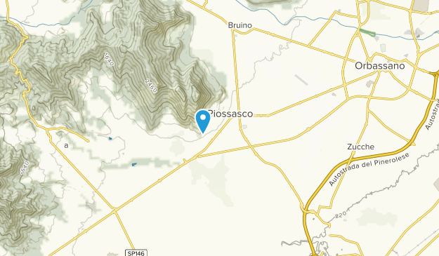 Piossasco, Piedmont Map