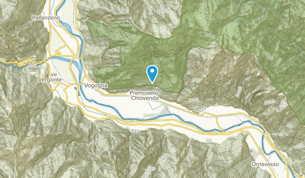 Premosello-Chiovenda, Piedmont Map