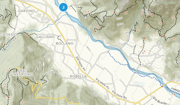 Sanfront, Piedmont Map