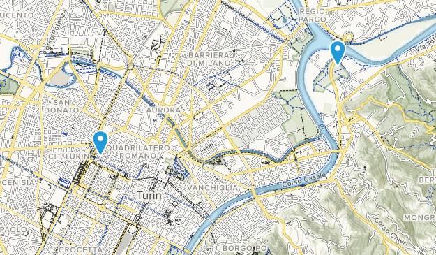 Torino, Piedmont Map