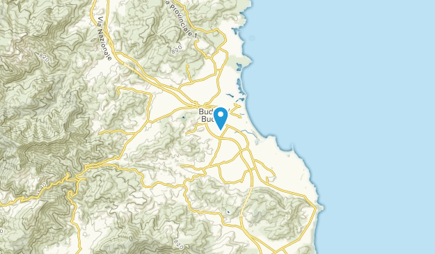 Budoni, Sardinia Map
