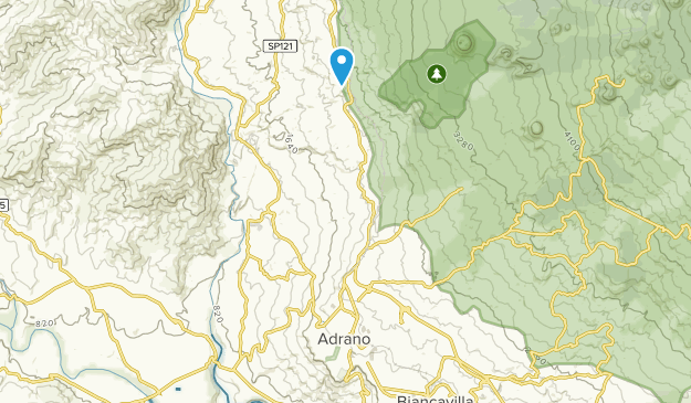 Adrano, Sicily Map