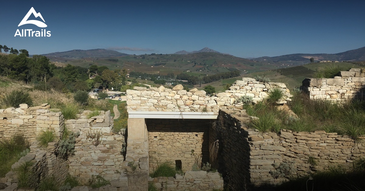 Zona Archaeologica Segesta Sicily Map 8358