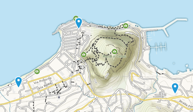 Cefalù, Sicily Map