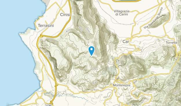 Cinisi, Sicily Map