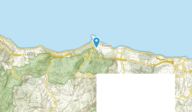 Pollina, Sicily Map