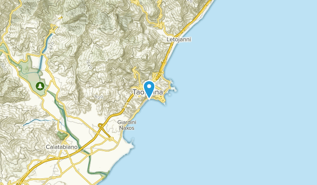 Taormina, Sicily Map