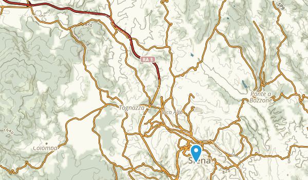 Monteriggioni, Siena Map