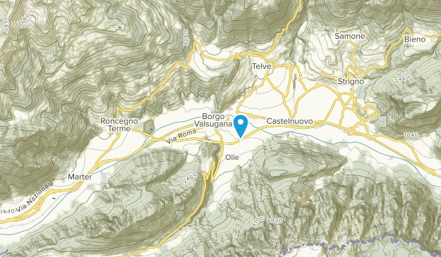 Borgo Valsugana, Trentino-South Tyrol Map