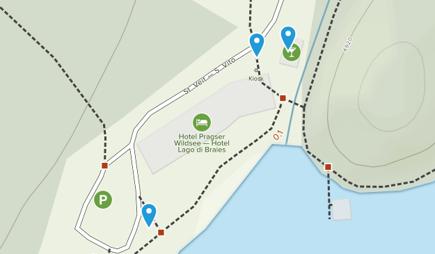 Braies, Trentino-South Tyrol Map