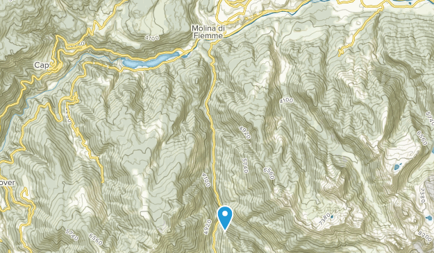 Castello-Molina di Fiemme, Trentino-South Tyrol Map