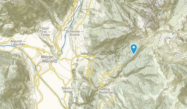 Merano - Meran, Trentino-South Tyrol Map