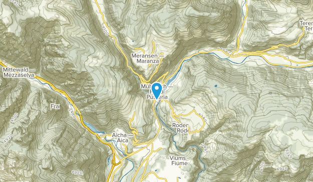 Pusteria, Trentino-South Tyrol Map