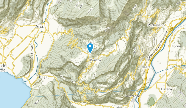 Ronzo-Chienis, Trentino-South Tyrol Map