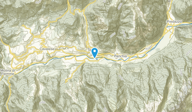 Tesero, Trentino-South Tyrol Map