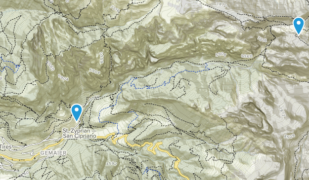 Tiers, Trentino-South Tyrol Map