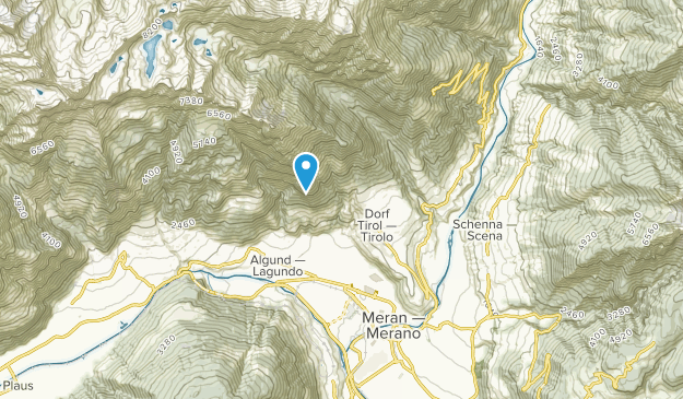 Tirolo - Tirol, Trentino-South Tyrol Map