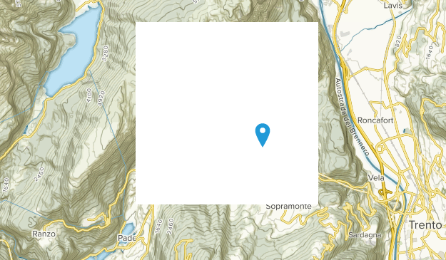 Vallelaghi, Trentino-South Tyrol Map
