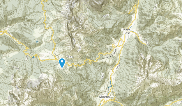 Vigo di Fassa, Trentino-South Tyrol Map