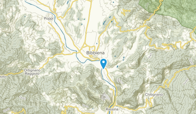 Bibbiena, Tuscany Map
