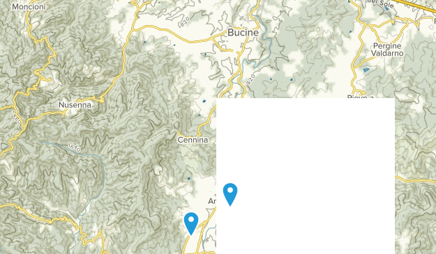 Bucine, Tuscany Map