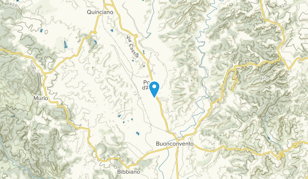 Buonconvento, Tuscany Map