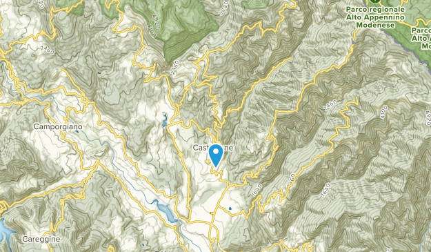 Castiglione di Garfagnana, Tuscany Map