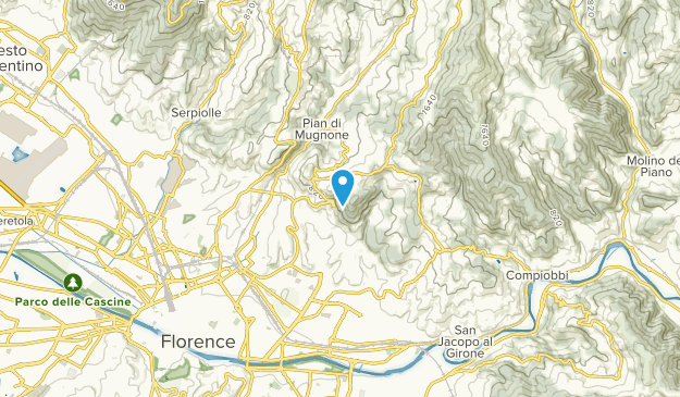 Fiesole, Tuscany Map