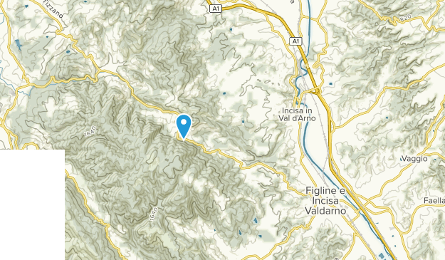 Figline e Incisa Valdarno, Tuscany Map