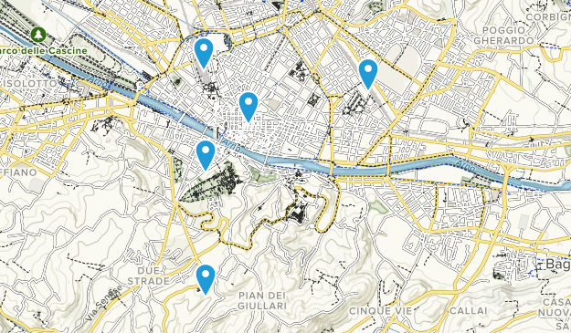 Florence, Tuscany Map