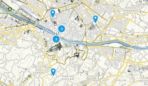 Florence, Tuscany Map